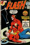 Cover: Flash v1 #215: Lifeless Jay Garrick.  Barry: You...Savage!  Why did you have to kill him to get at me?