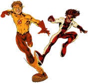 [Bart Allen, first Impulse and now Kid Flash]