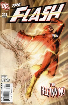 Cover: The Flash is blown outward from a 2-D image