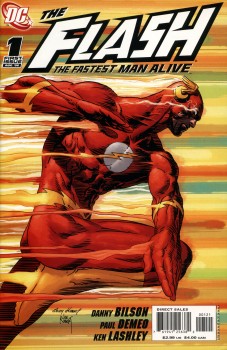 Cover: The Flash runs across the page