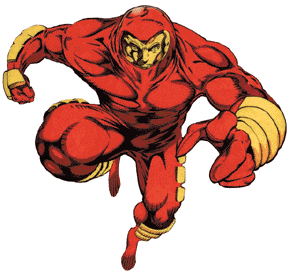 The Flash’s first costume from JLI Annual 5