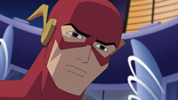 Flash in the animated Justice League: The New Frontier