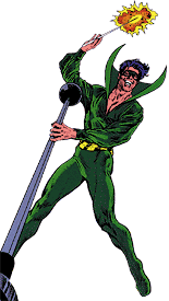 [Weather Wizard’s classic costume]