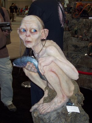 Gollum statue at WETA both