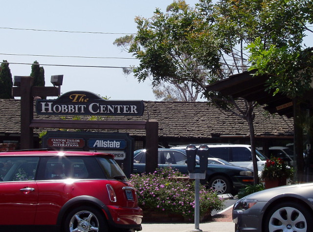 Just an ordinary corner shopping center - with a name out of Middle Earth
