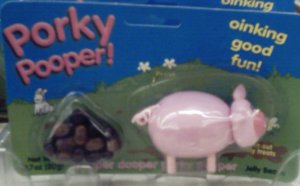 Porky Pooper jelly bean dispenser: Oinking good fun!