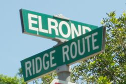Corner of Elrond and Ridge Route