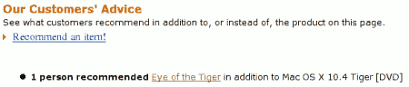 Recommending Eye of the Tiger for Mac OS X