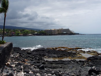 Looking across Oneo Bay