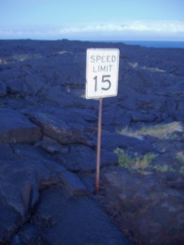 Does lava obey the speed limit?
