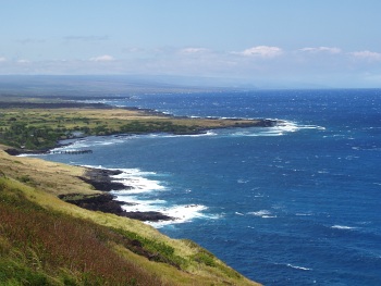 Coastline with coves and points