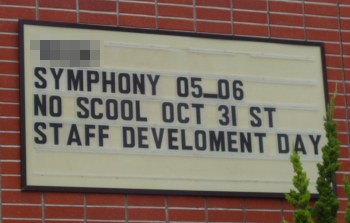No Scool Oct 31 - Staff Develoment Day