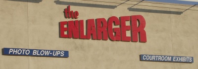 Store sign: The Enlarger