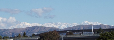 San Gabriel Snow (from a distance)
