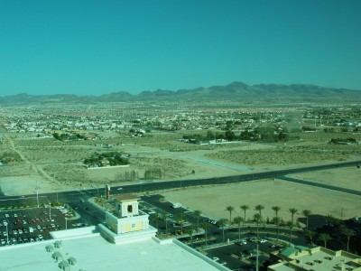 View from the South Coast Hotel/Casino