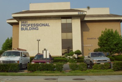 Building with sign proclaiming: Professional Building