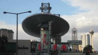 Saucer above the Fashion Show Mall