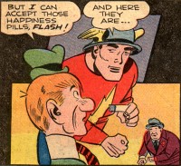 The Flash gives the Worry Wart his happiness pills