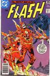 Cover: Flash v1 #258: Black Hand: You've run your last mile, Flash! I've doomed you to a flaming finish!