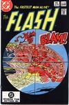 Cover: Flash v1 #322: Flash seen in rifle scope, shot