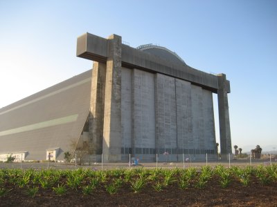 Southeast blimp hangar at former MCAS Tustin