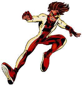 Bart Allen, a.k.a. Impulse.