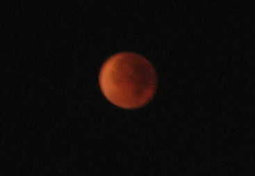 Lunar Eclipse - orange moon