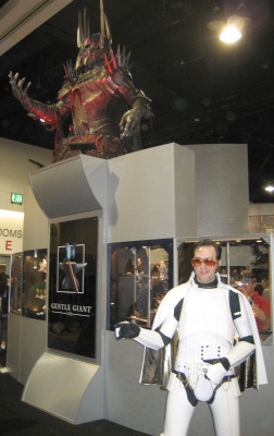 Stormtrooper Elvis poses with Sauron