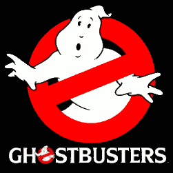 Ghostbusters Logo: Ghost behind international NO symbol.