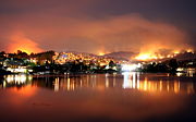 Santiago Fire from Mission Viejo