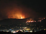 Santiago Fire from AV