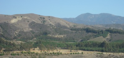 Mt. Saddleback viewed from Tustin foothills