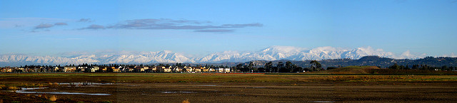 San Gabriel Snow Panorama
