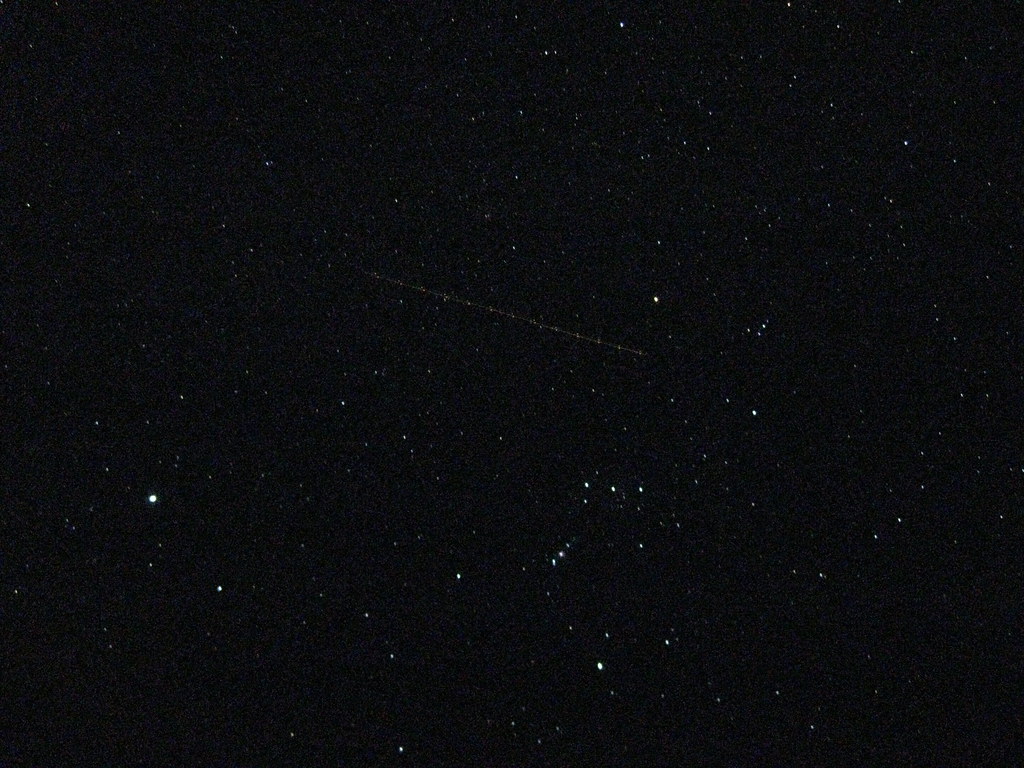 Orion, Sirius, and Airplane
