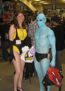 Watchmen Cosplay: Silk Spectre and Doc Manhattan