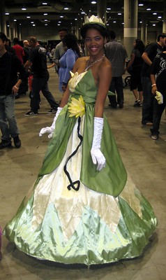 Disney Princess Tiana cosplay at Comikaze Expo 2011.