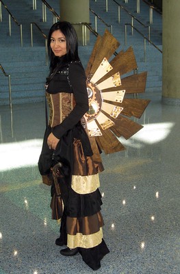 Steampunk Wings cosplay at Comikaze Expo 2011.