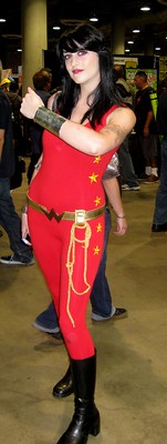 Wonder Girl cosplay at Comikaze Expo 2011