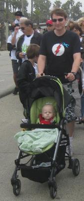 Kelson and J at the 2011 Walk for Food Allergy