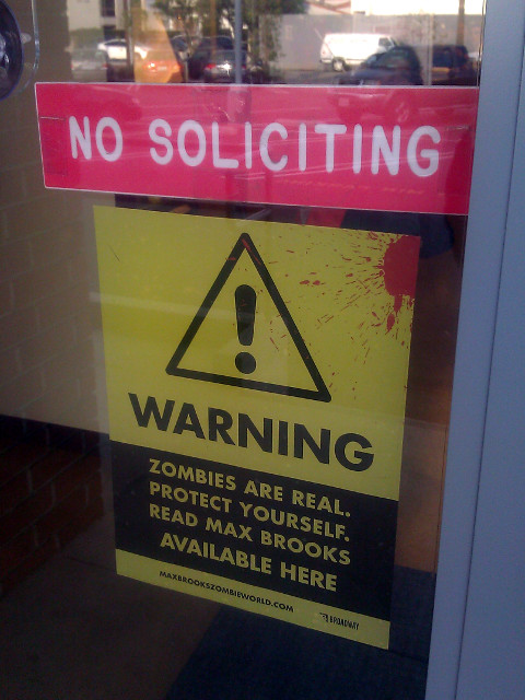 No Soliciting Zombies