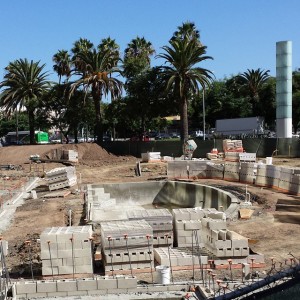 Swimming Pool Under Construction.