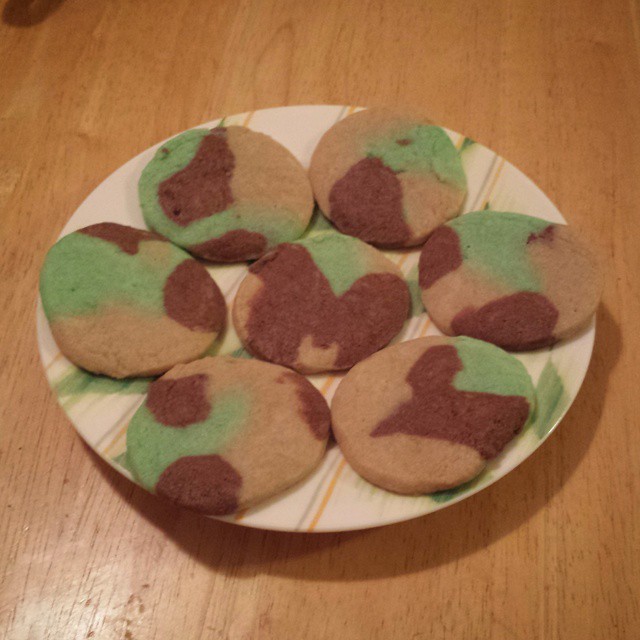 Camo Cookies