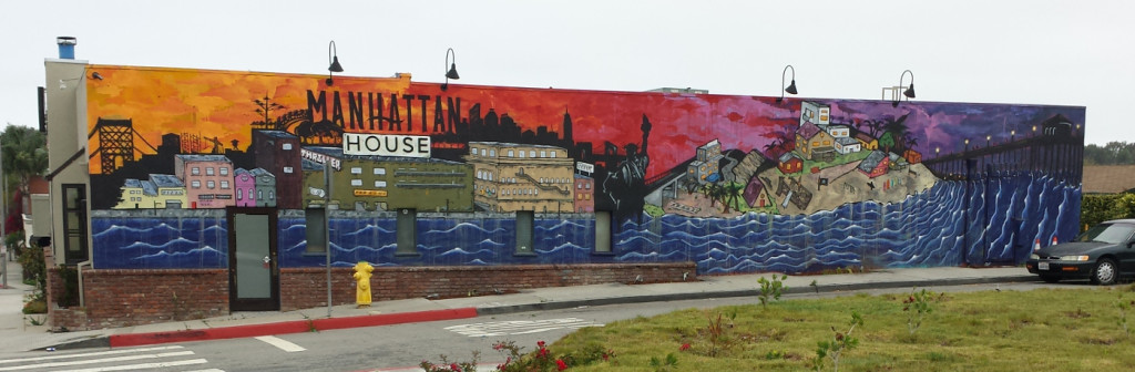 Glass, Steel, Rails and Wildflowers: A Walk in Manhattan Beach