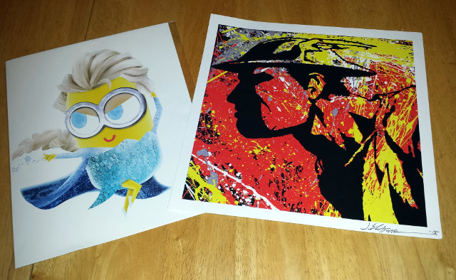 Elsa Minion and Splatter Jay Garrick