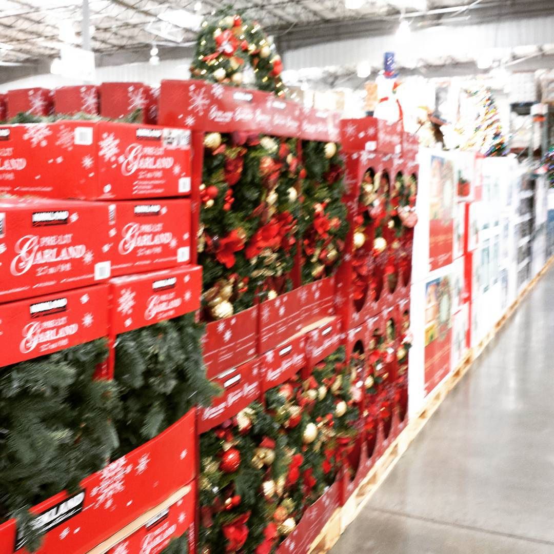 Christmas Aisle in Costco – in early October