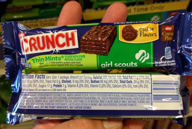 Nestle Crunch Thin Mint (Now with Peanuts!)