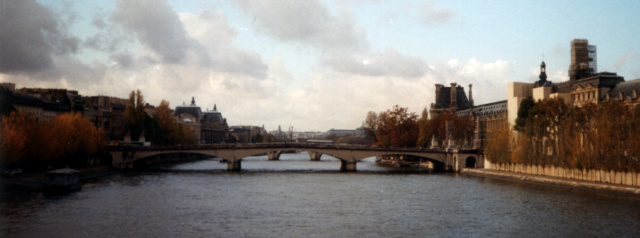 Kelson Vibber: Seine Bridge and Clouds