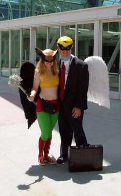 Hawkgirl & Harvey Birdman