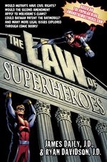 Book cover: Classical-columned courthouse with a superhero holding up a part that's missing its pillars.